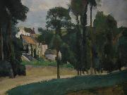 Paul Cezanne Road at Pontoise By Paul Cezanne oil painting on canvas